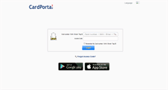 Desktop Screenshot of cardportal.com